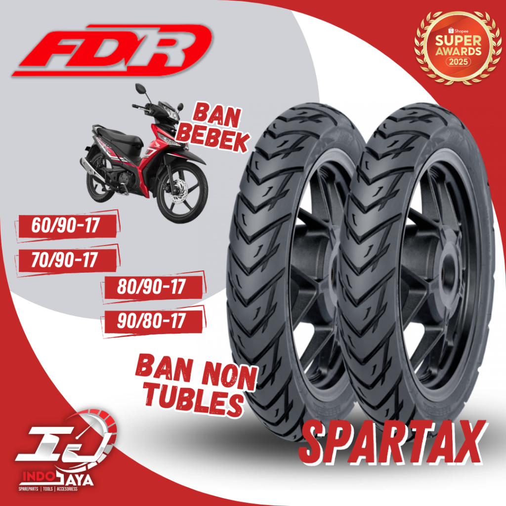 [BAYAR DI TEMPAT] BAN FDR SPARTAX / SPARTA-X / BAN ASPIRA TUBETYPE (NON TUBELESS) AT-801X / AT801 X 