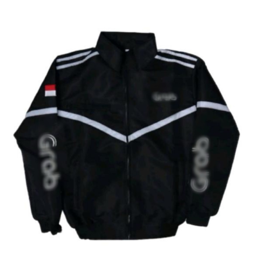 JAKET BOMBER HITAM GRB
