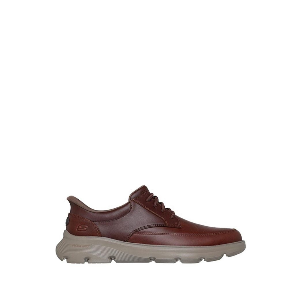 Sepatu Skechers Slip-Ins Arch Fit Garza untuk Pria - Cokelat original
