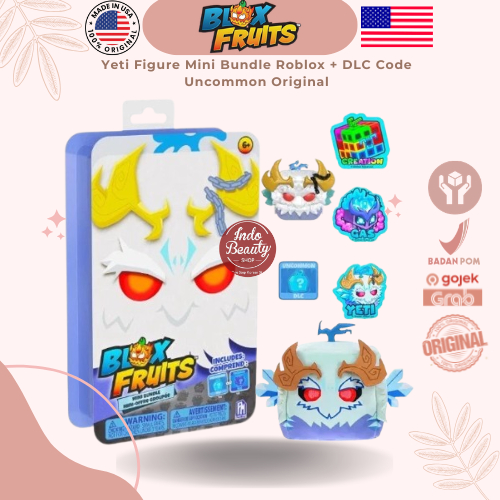 Blox Fruits Yeti Figure Mini Bundle Roblox + DLC Code Uncommon Original