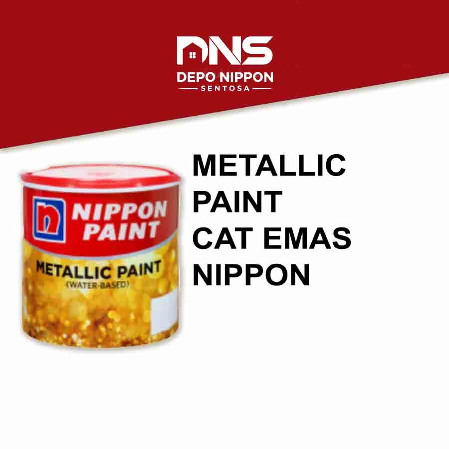 Nippon Metallic Paint Real Gold 3100 750Ml / Cat Emas Nippon Paint