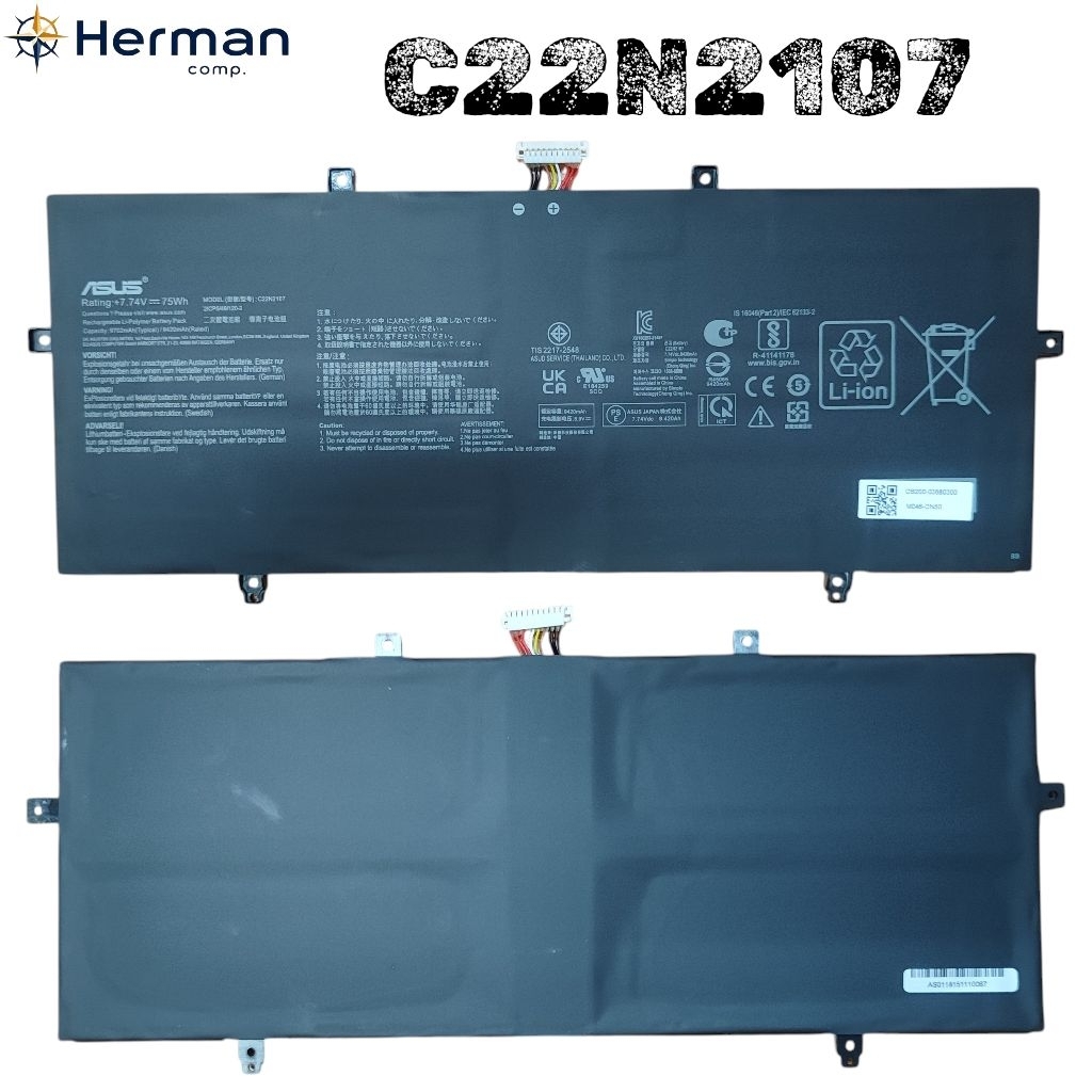 Original Baterai Asus ZenBook 14 Oled UM3402 UM3402DA UM3402MA UM3402YA UM3402YA-KM096W UX3402 UX340