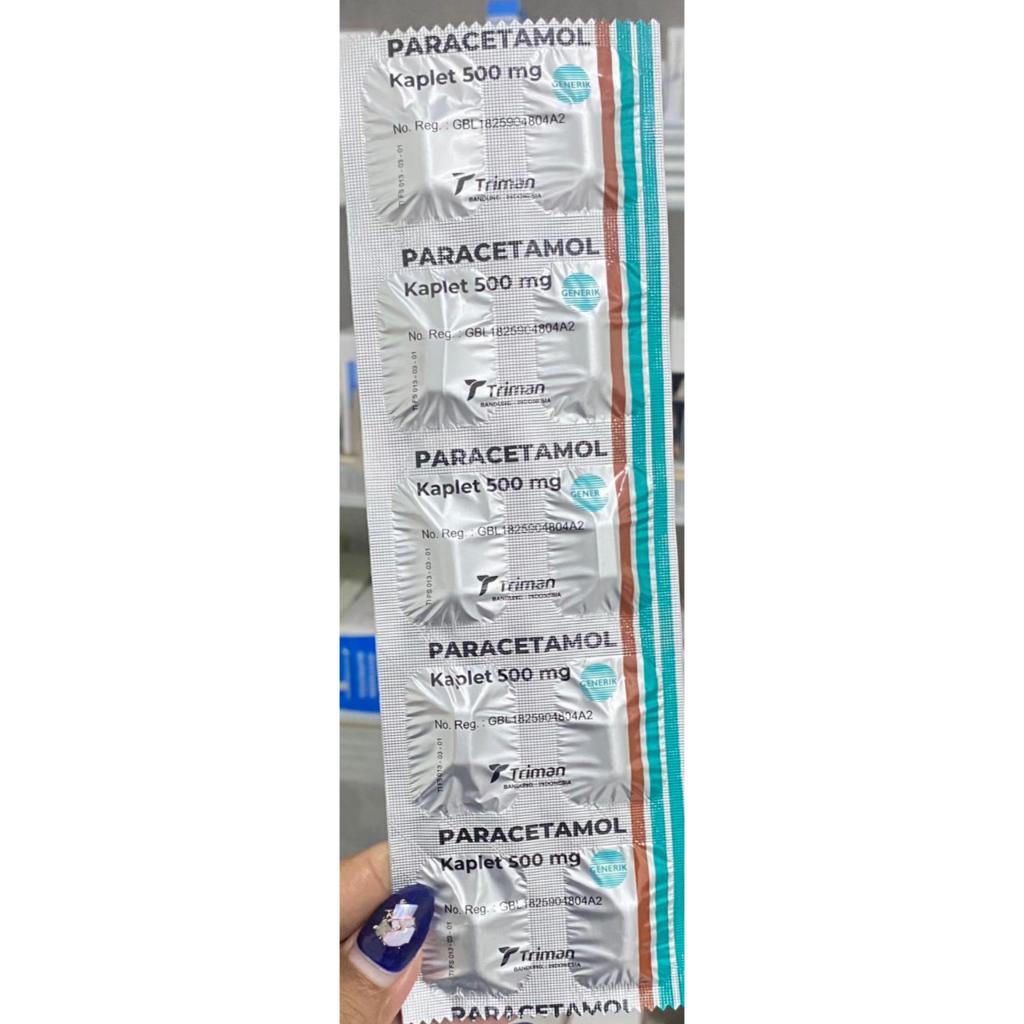Paracetamol 500 mg 10 Kaplet TRIMAN