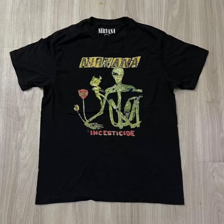 Preloved / Second / Bekas T shirt Kaos band Music Nirvana Metal Rock Hardcore PunkRock Grindcore Dea