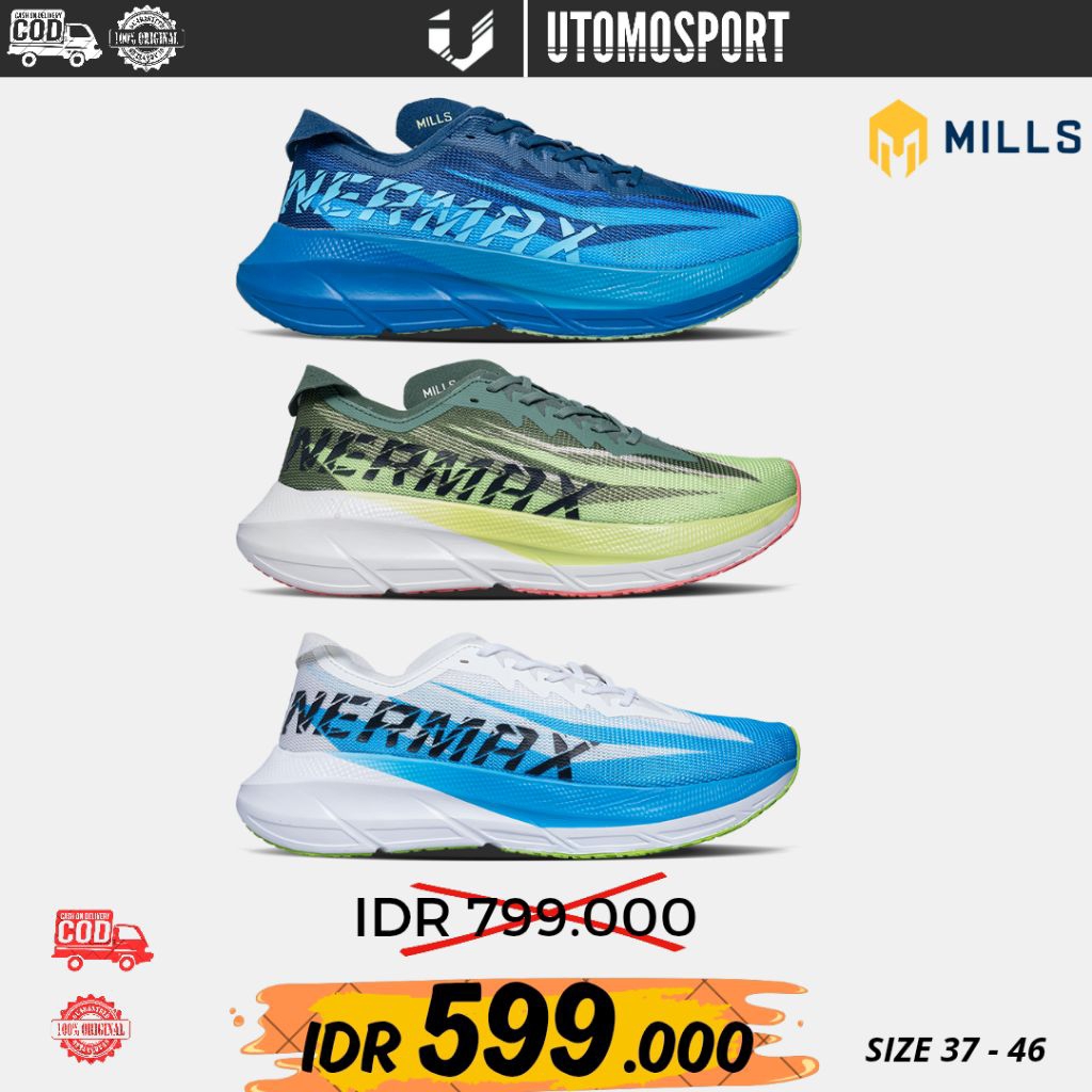 SEPATU RUNNING MILLS ENERMAX