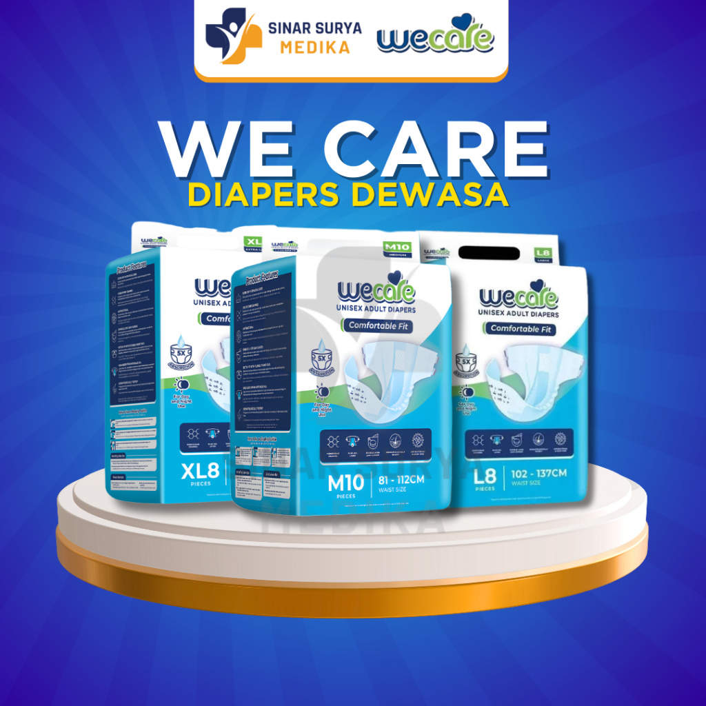 WeCare Adult Diapers Popok Dewasa Size L Isi 8  WeCare Adult Diapers