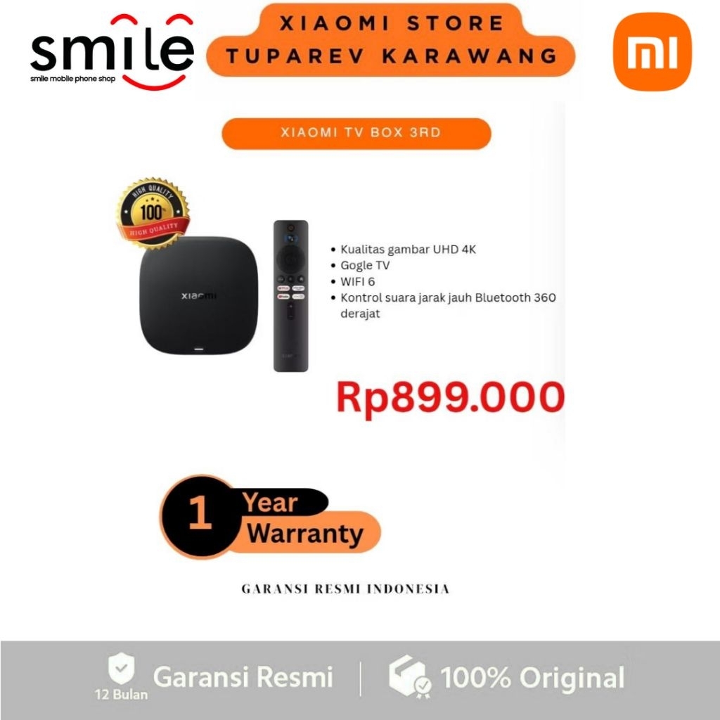 XIAOMI TV BOX S 4K ULTRA HD GOOGLE TV