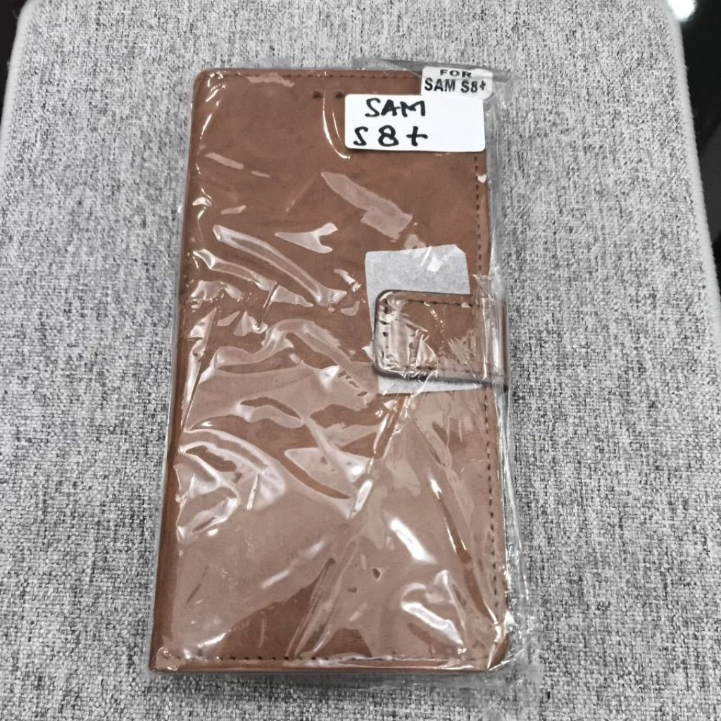 Softcase Flip cover dompet kulit samsung S8+ S8 plus Original