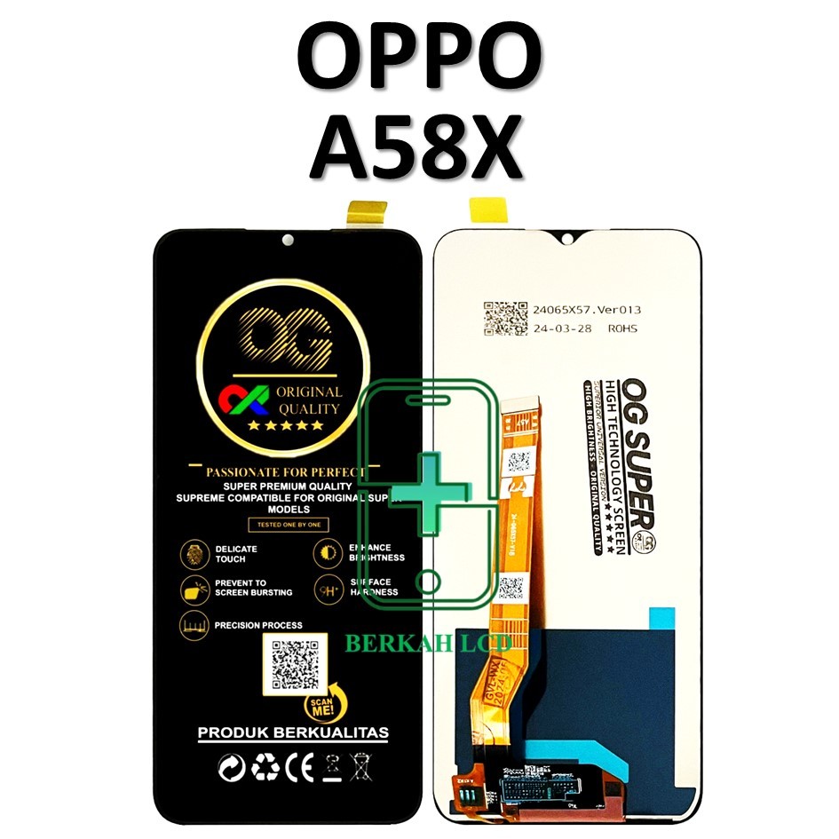 LCD TOUCHSCREEN OPPO A58X ORIGINAL 100%