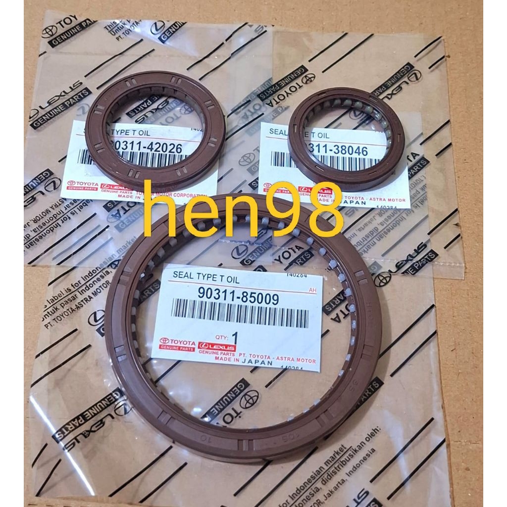 SEAL SIL AS KRUK AS DEPAN BELAKANG SEL NOKEN AS CORONA ABSOLUTE ST191 TWINCAM ST171 2.0 2000CC 1PAKE