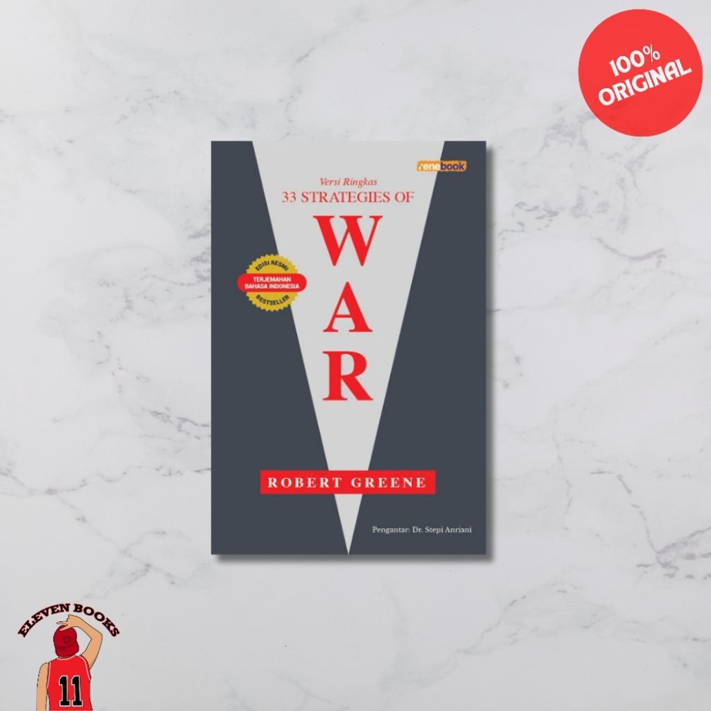 Eleven Books Buku Terjemahan Versi Ringkas 33 Strategies of War - Robert Greene (Renebook)