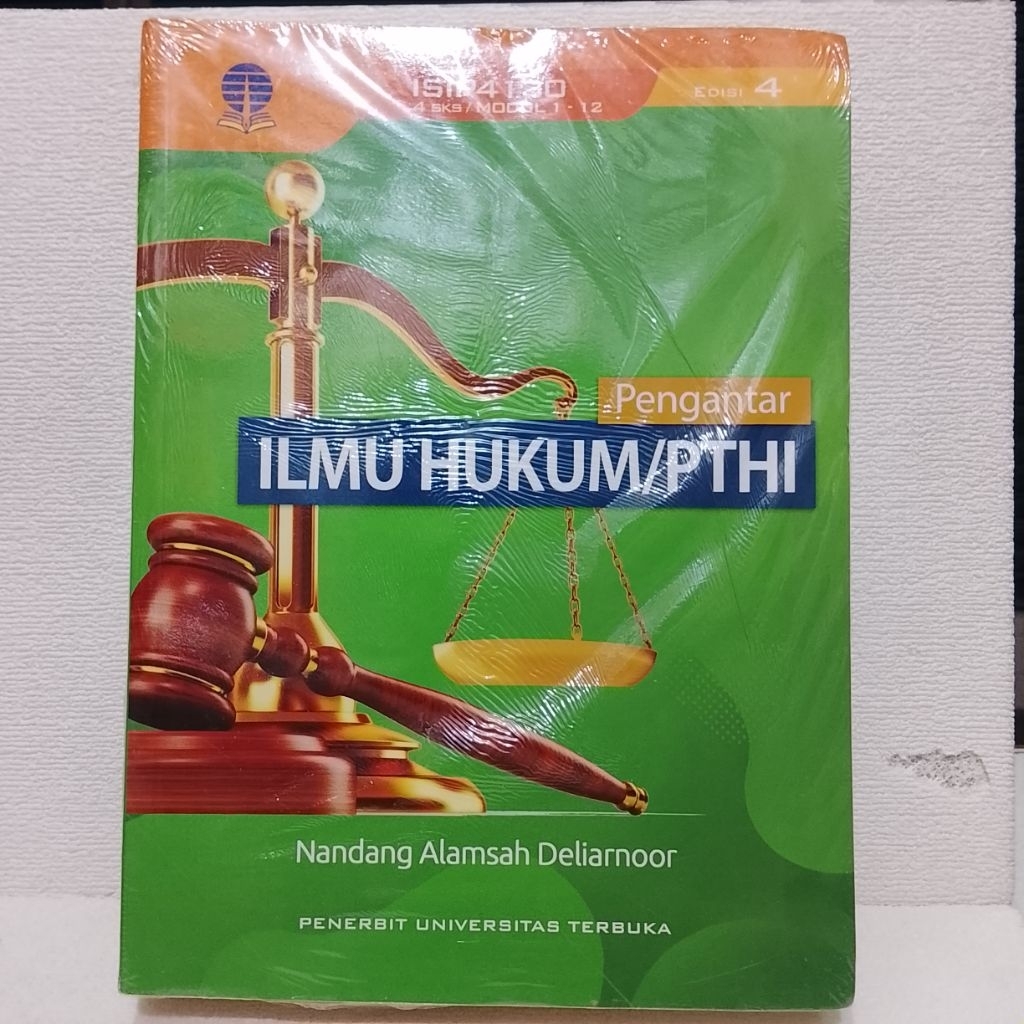BUKU PENGANTAR ILMU HUKUM/PTHI PENERBIT UNIVERSITAS TERBUKA
