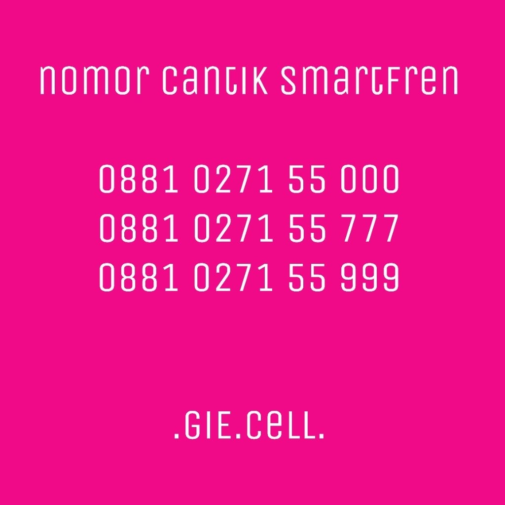 Nomor cantik Smartfren