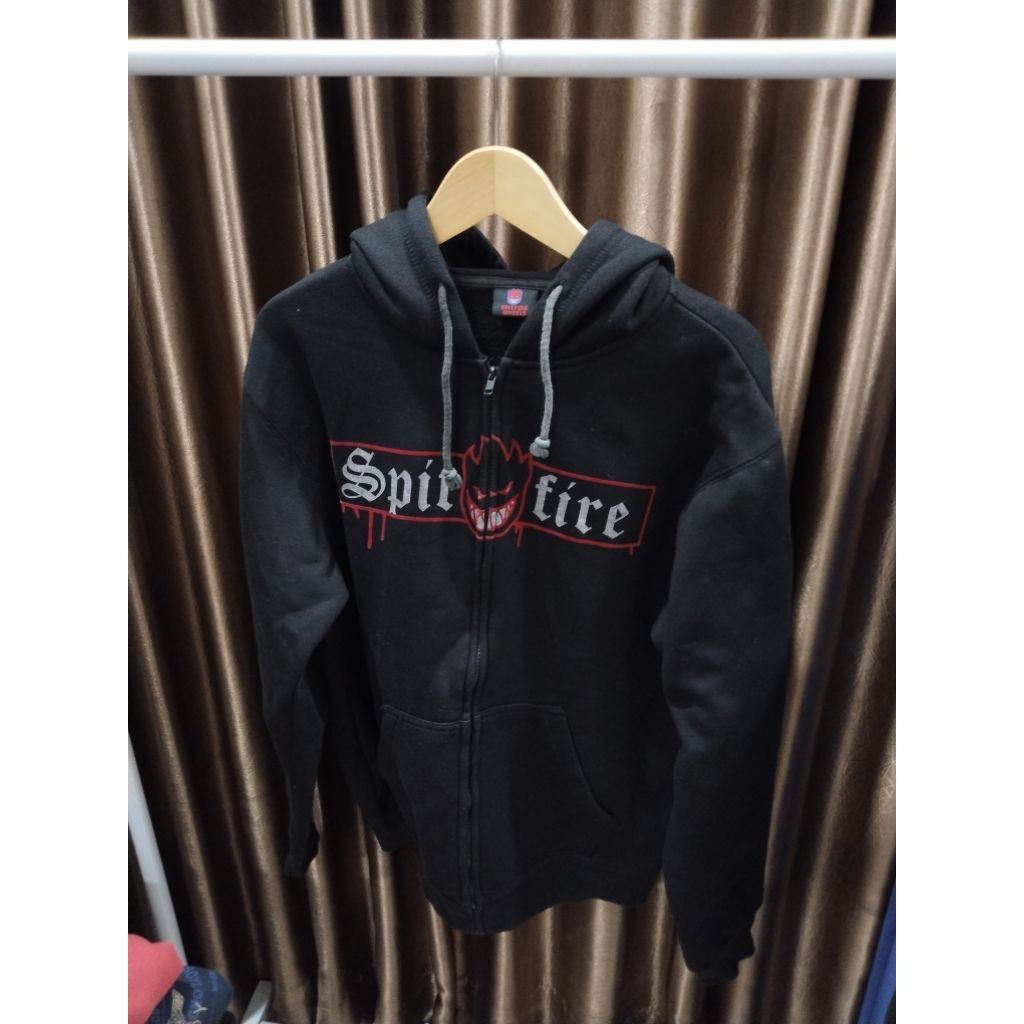 HOODIE ZIPPER SPITFIRE WHEELS