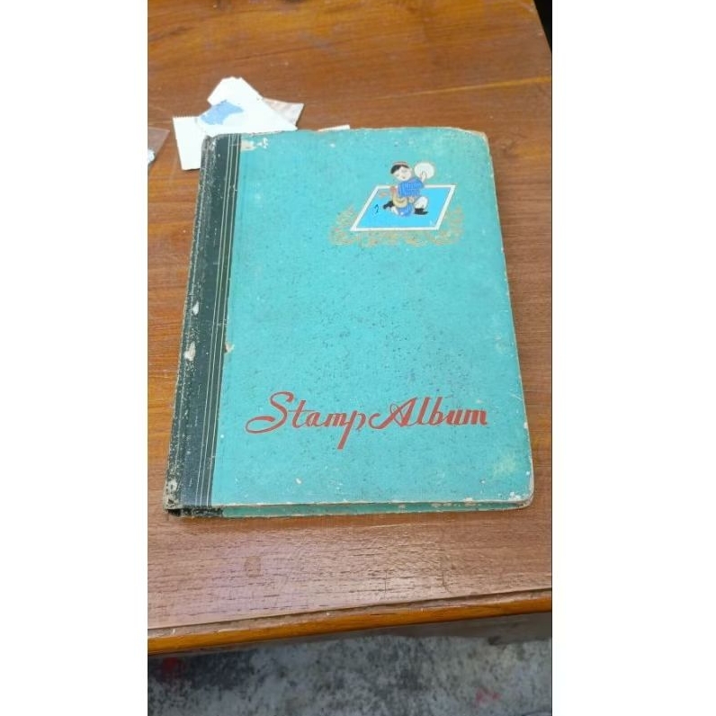 album perangko lama filateli antik jadul vintage