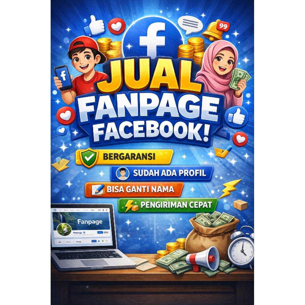 halaman Facebook / fanspage Facebook masih fresh