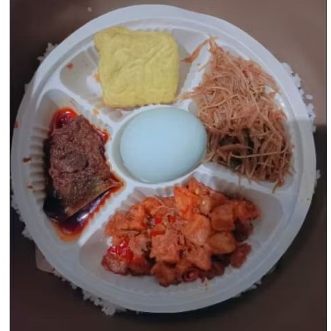 SUDI BERKAT MURAH/TEMPAT LAUK HAJATAN ISI 50 PCS