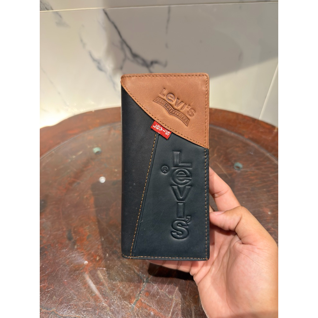Dompet Kulit Asli Pria Levis Panjang Premium