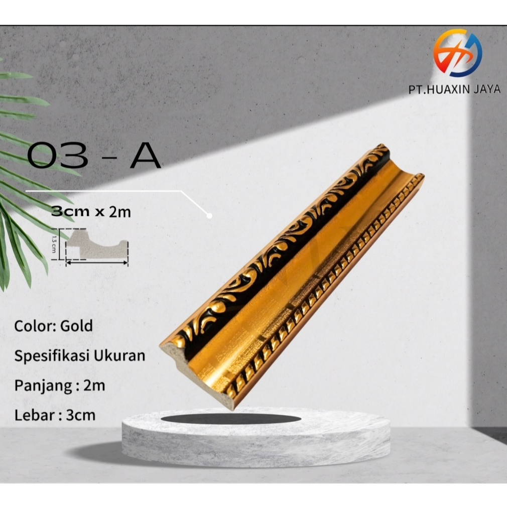 New Lis Pvc / Lis Plafon Motif Modern / Lebar 3CM/4CM x Panjang 2M