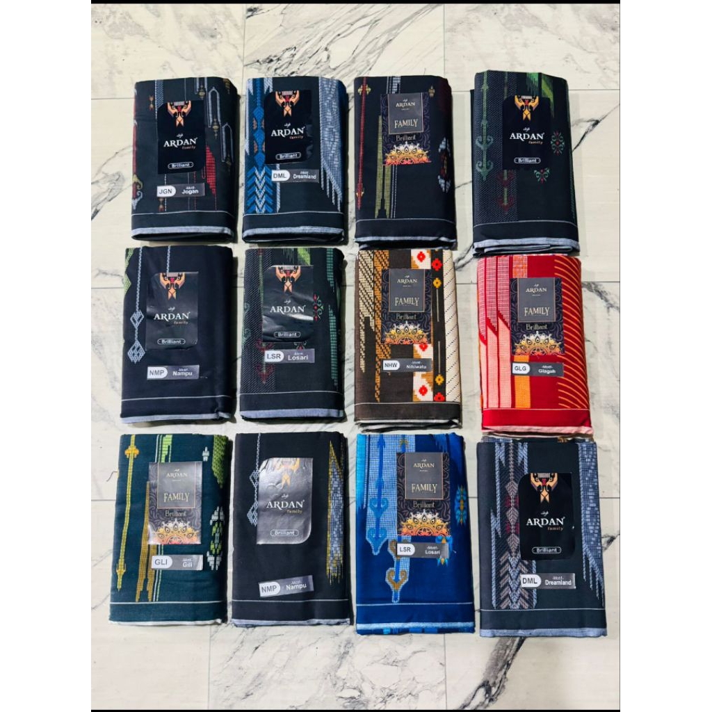 Sarung Cendana songket rayon dobby / Ardan family brilliant / Ardan premium songket