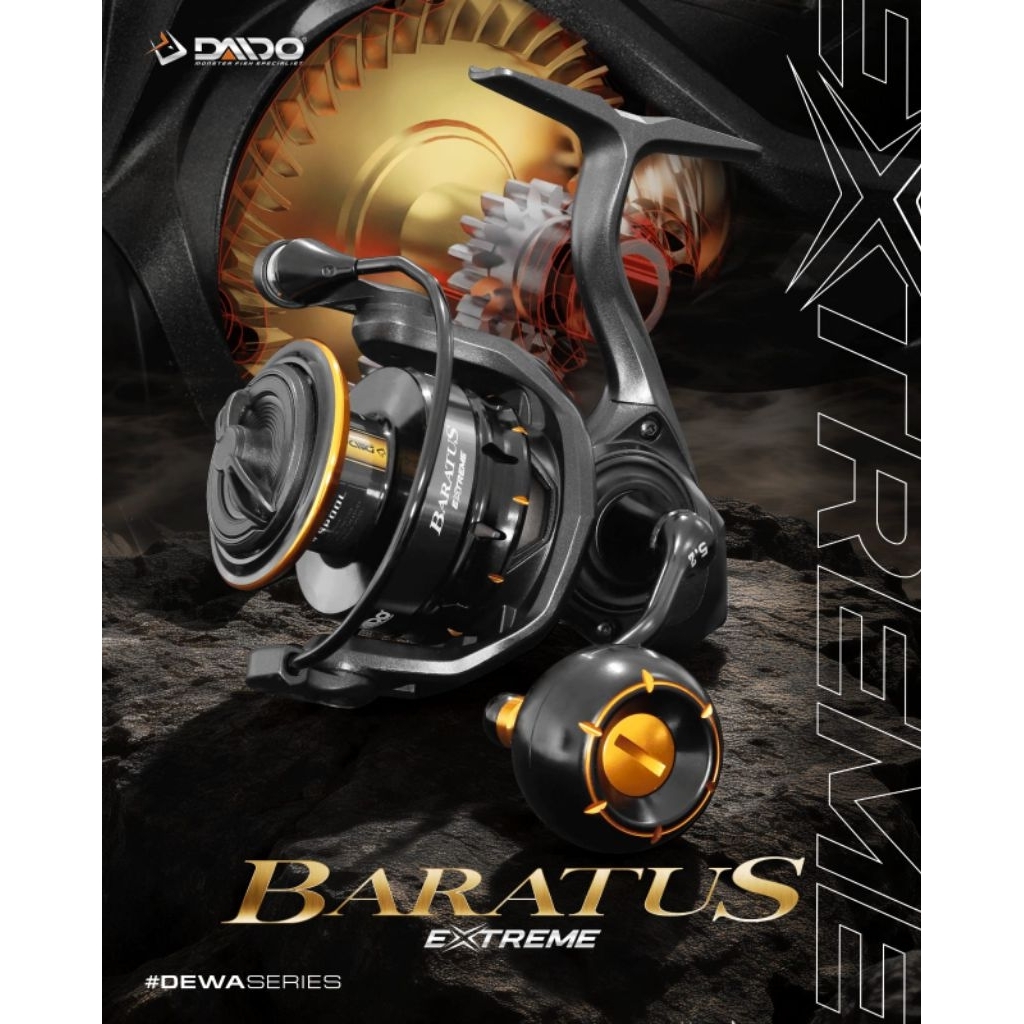 Reel Spinning DAIDO BARATUS EXTREME 4000 6000 PSSW  Saltwater Power Handle(PH) Brass Drive Gear