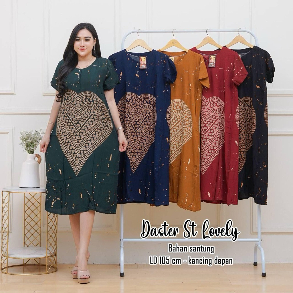 DASTER STANDAR LOVELY LD 105 / DASTER MURAH / DASTER RAYON ADEM / DASTER KANCING DEPAN KEKINIAN