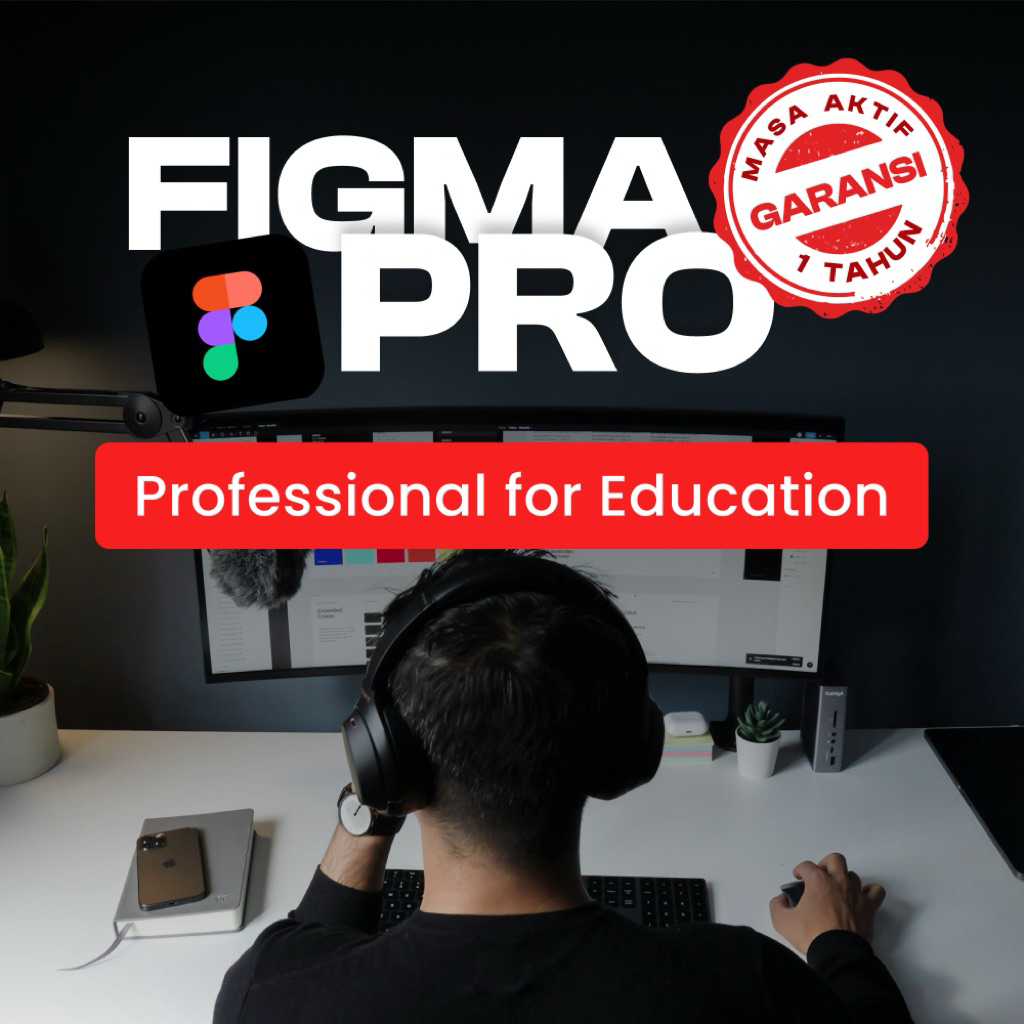 Upgrade Figma Pro 1 Tahun (Legal Invite) | Unlimited Project & Team