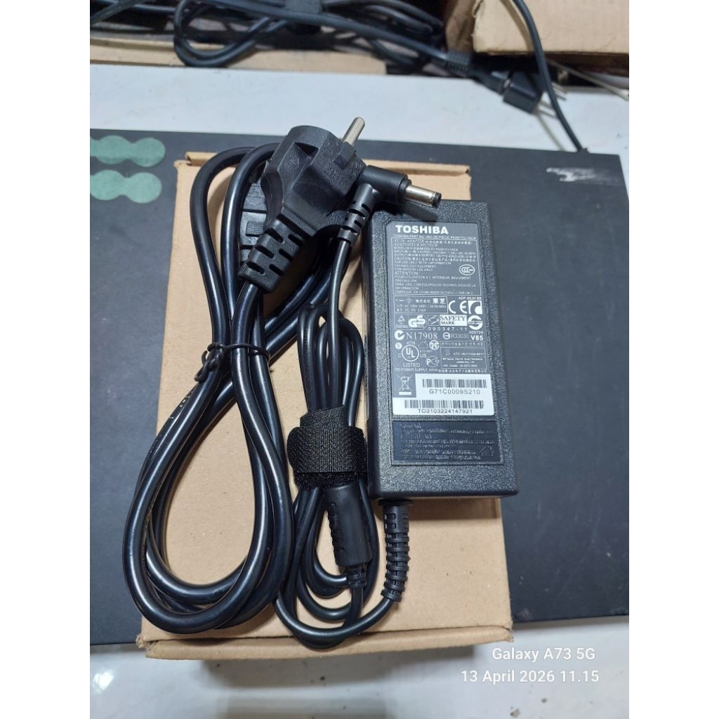 Adaptor Charger Cas Laptop Toshiba Satellite C600 C640 C655 L600 L640 L730 L750 19V 3.42A - PA3971U