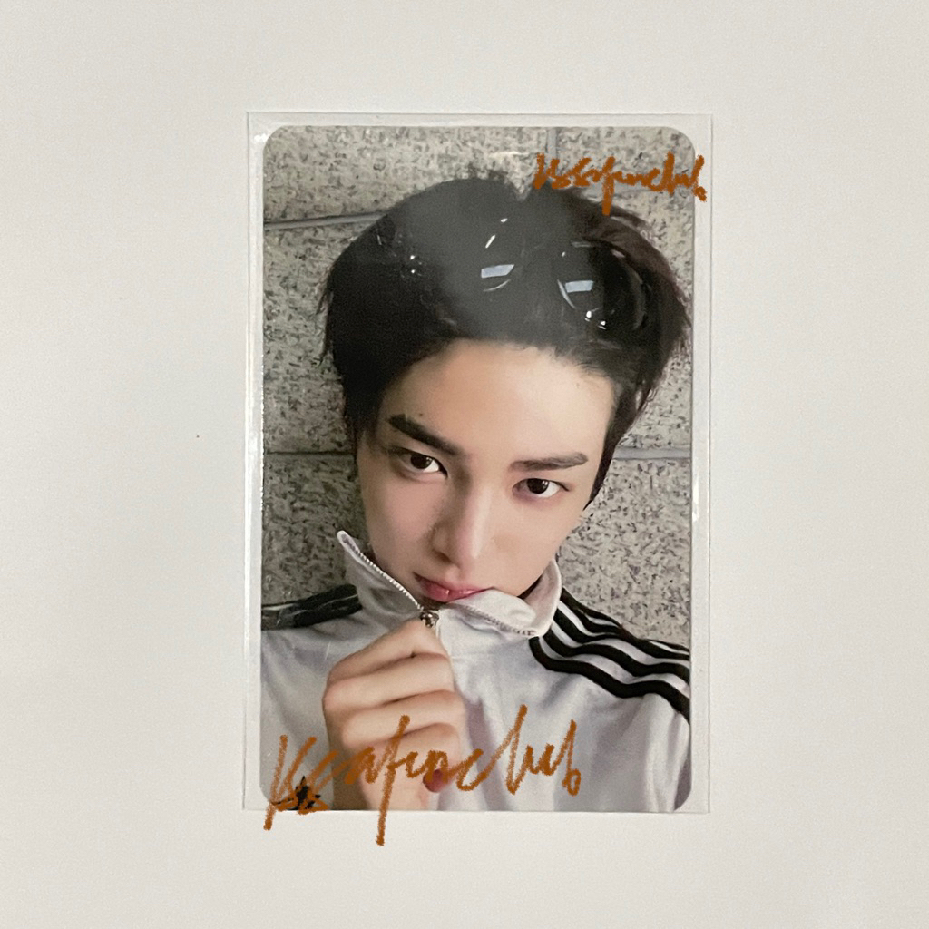 photocard keonho muart adidas, keonho wv year end