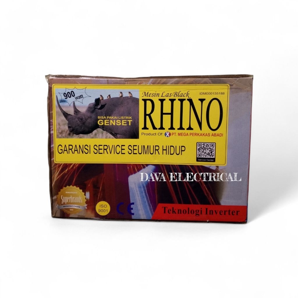 TRAFO LAS INVERTER RHINO 900 WATT MMA 120A RHINO