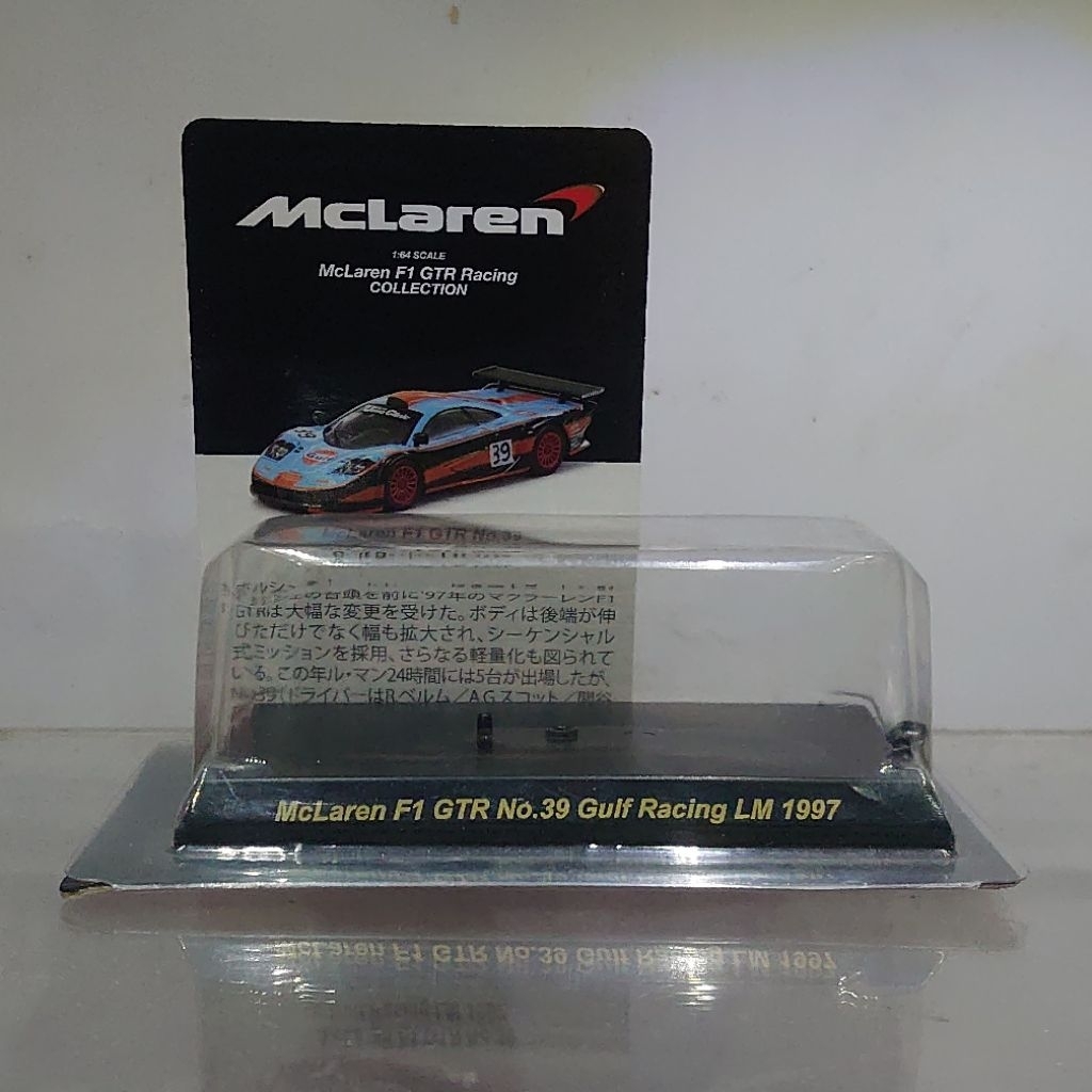 Base + Card untuk Kyosho McLaren F1 GTR Long Tail Gulf