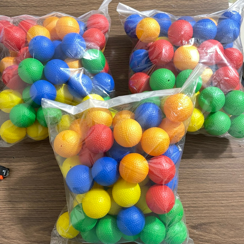 50 Pcs Mainan Bola Pingpong Kecil Warna-warni