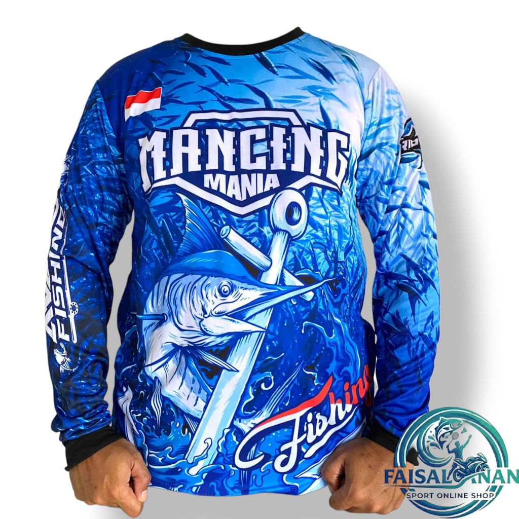 MANCING//BAJU MANCING//JERSEY MANCING //BAJU MANCING FULL PRINT LENGAN PANJANG//BISA COD