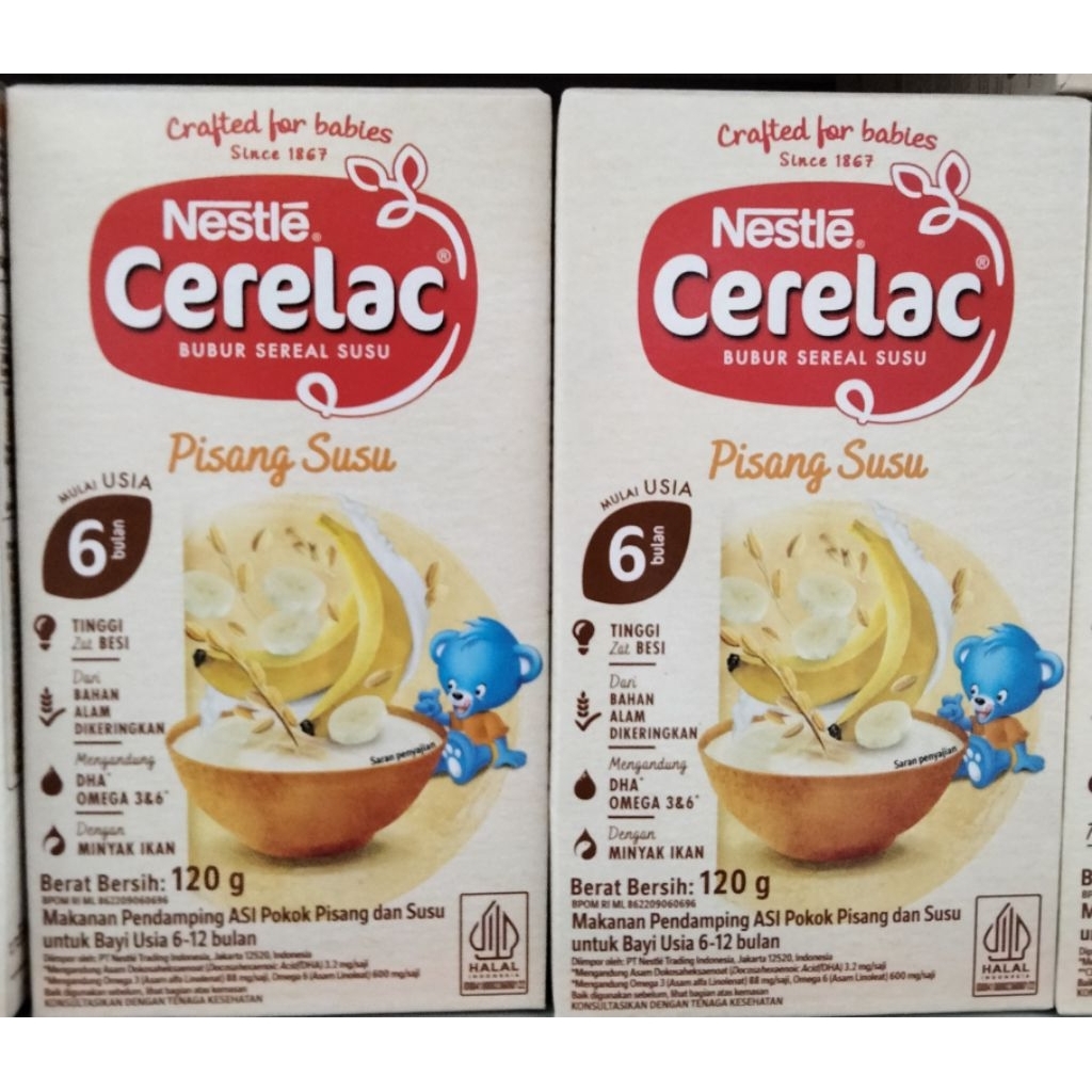 Nestle Cerelac Pisang Susu 120 gr Box