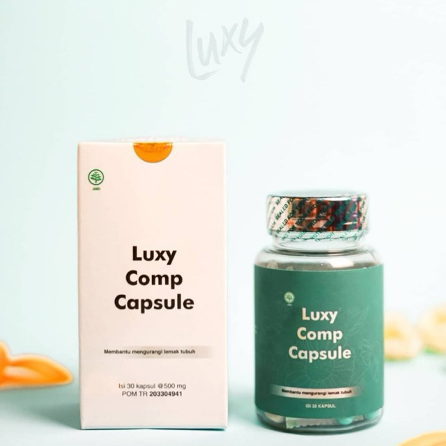 Luxy Comp Whitening Suplemen Pemutih Badan BPOM Original  - Paket Whitening Isi 1 Botol - Luxy White