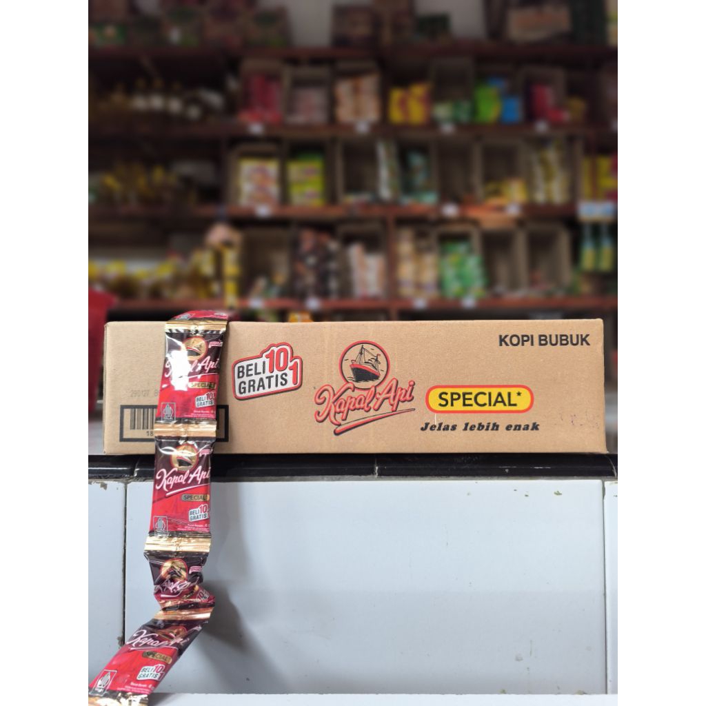 Kopi Kapal Api Mini 6 Gram - Rasa Kopi Pahit, Gula Aren, Susu, Pahit Susu