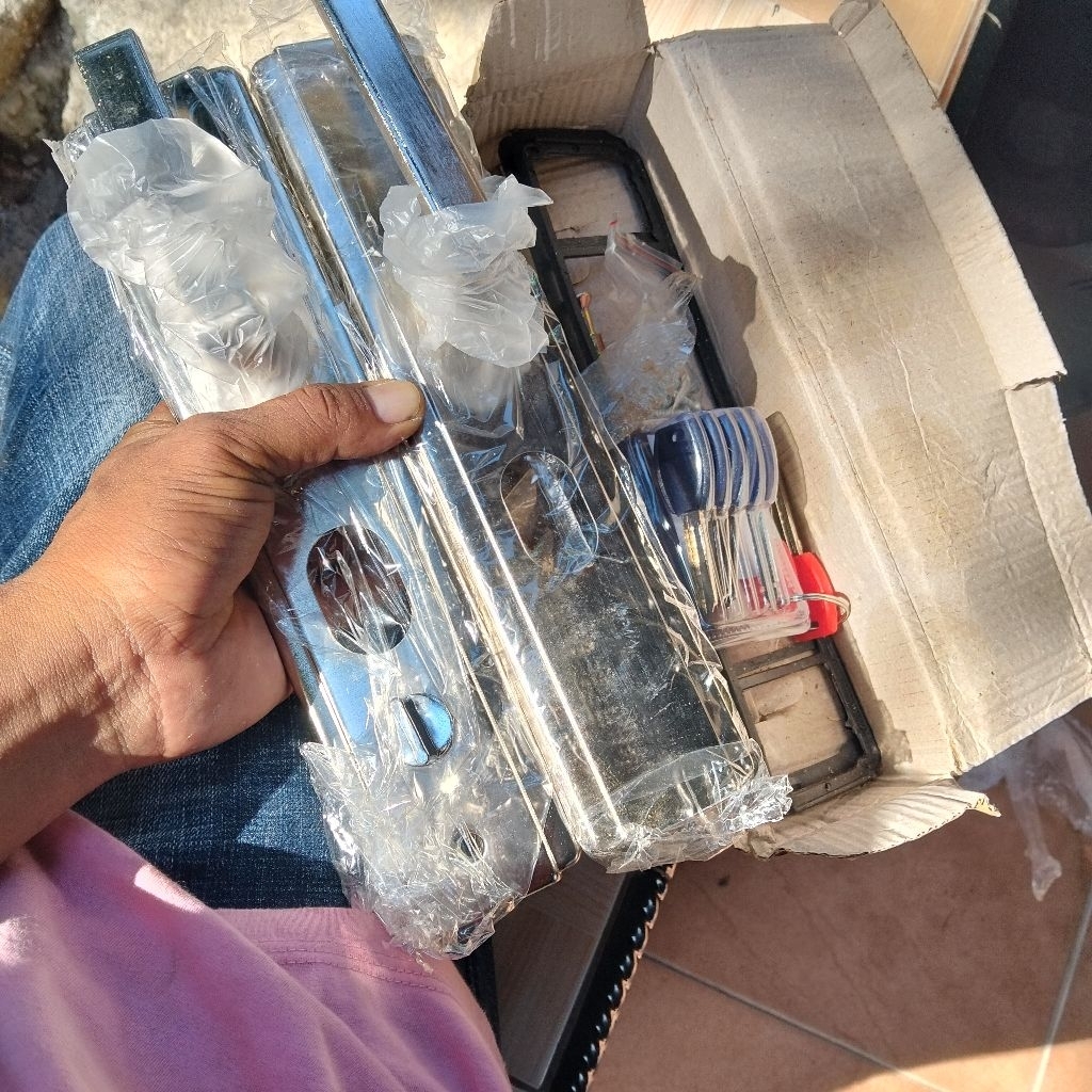 pintu baja plus kusen dan grendel new eks hotrl
