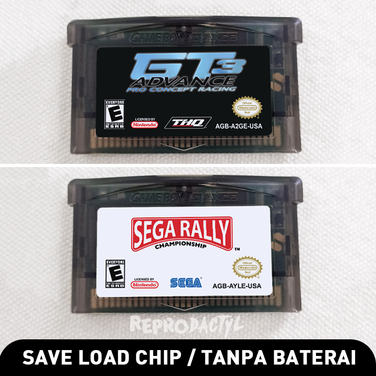Kaset Game GT3 Advance  Sega Rally Championship Nintendo Gameboy GBA SP