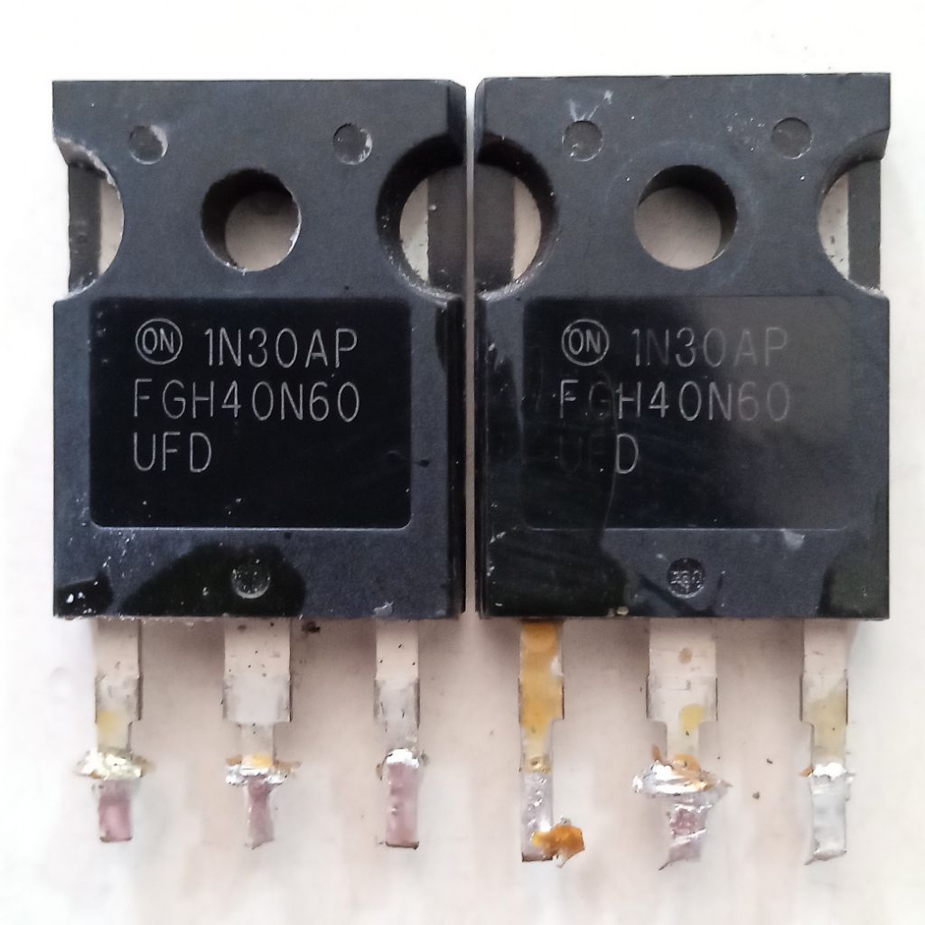 IGBT FGH40N60UFD ( 40A 600V ) Cabutan Original Sudah Lulus Tes Normal Harga 1 Pcs