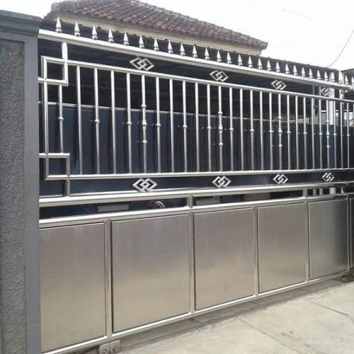 PAGAR STAINLESS MINIMALIS