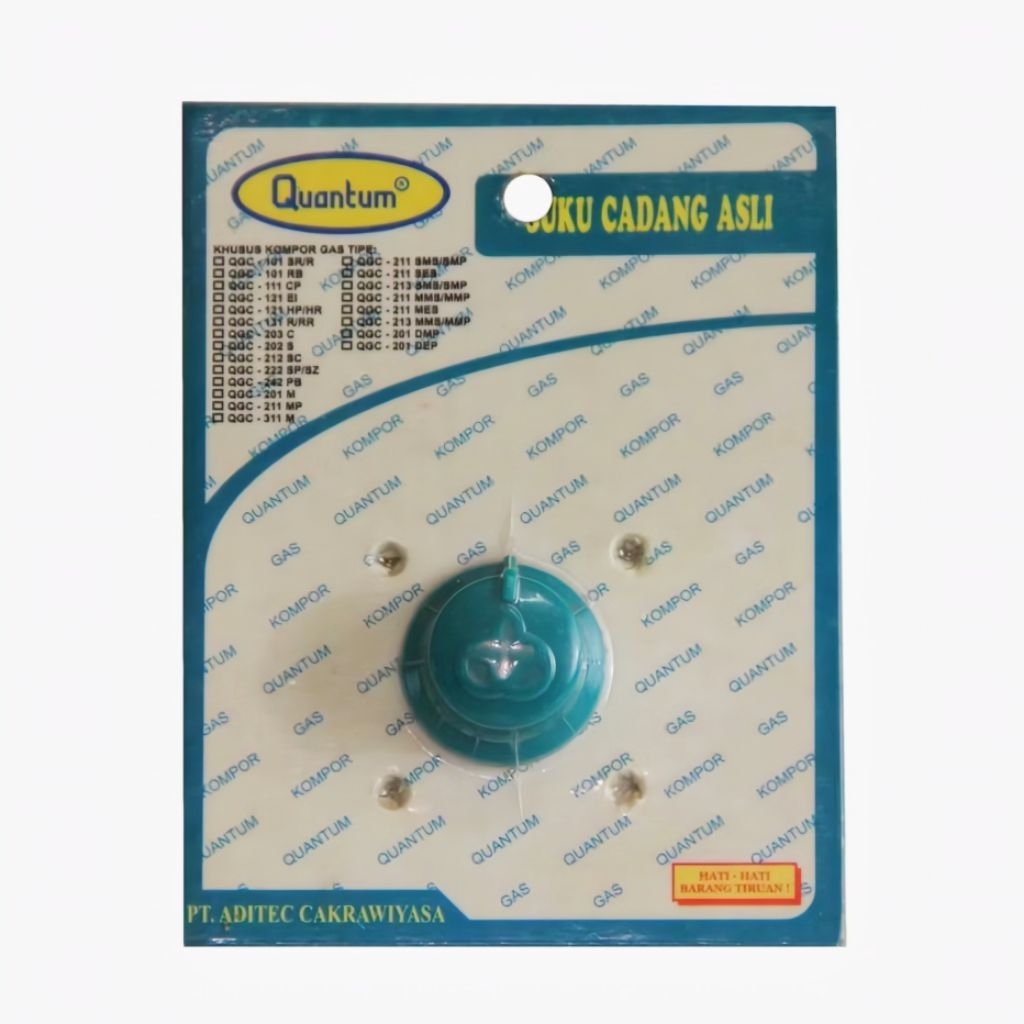 knop timer kompor gas quantum original