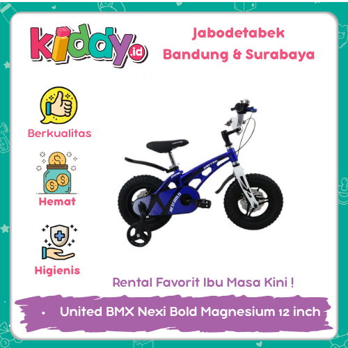 SEWA DI KIDDY.ID - United BMX Nexi Bold Magnesium 12 inch