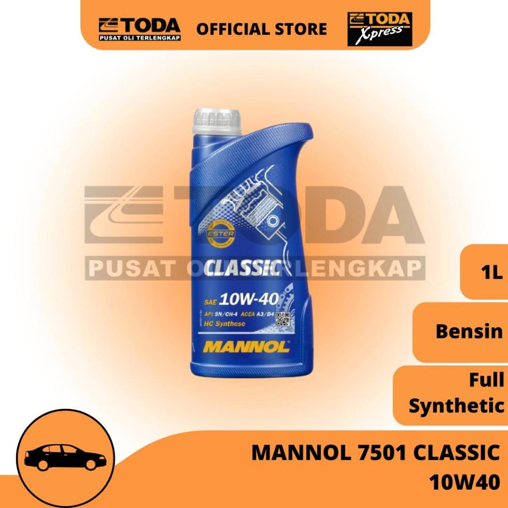 Mannol 7501 Classic 10W40 Ester 1L Original Oli Mesin Mobil