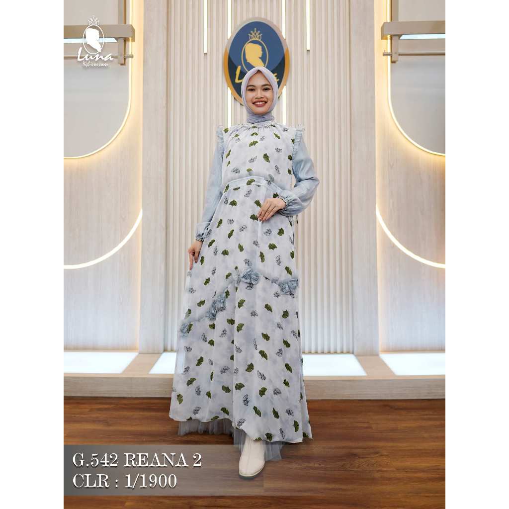 Gamis Premium REANA 2 by Luna Hijab Indonesia