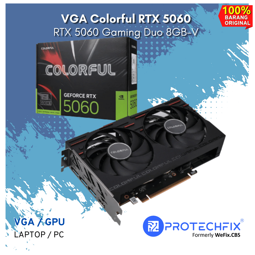 VGA Colorful RTX 5060 RTX 5060 Gaming Duo 8GB-V