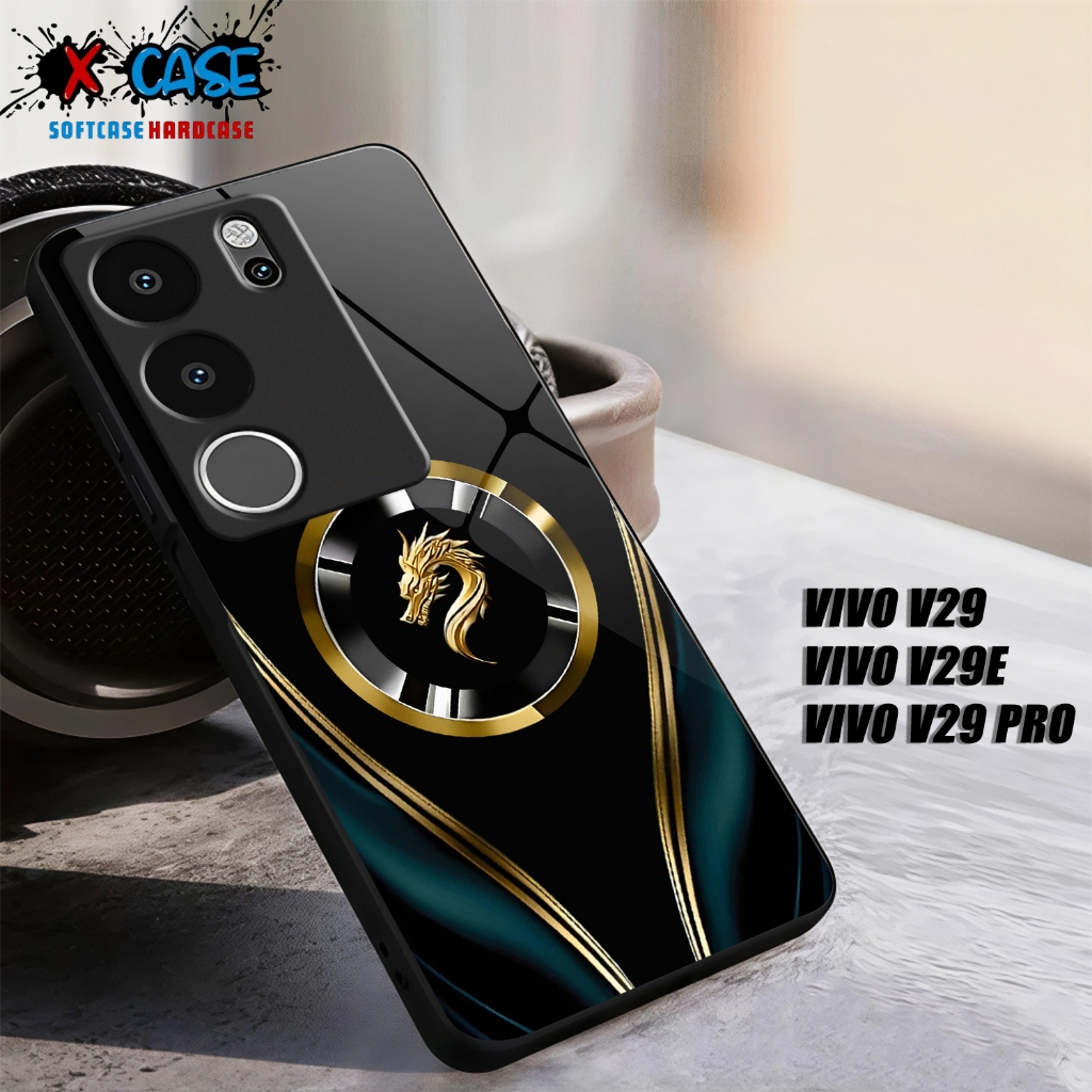 Casing Hp VIVO V29 Softcase VIVO V29 V29E V2250 Case Glossy Cassing kaca kilau Pelindung Hp Aksesori