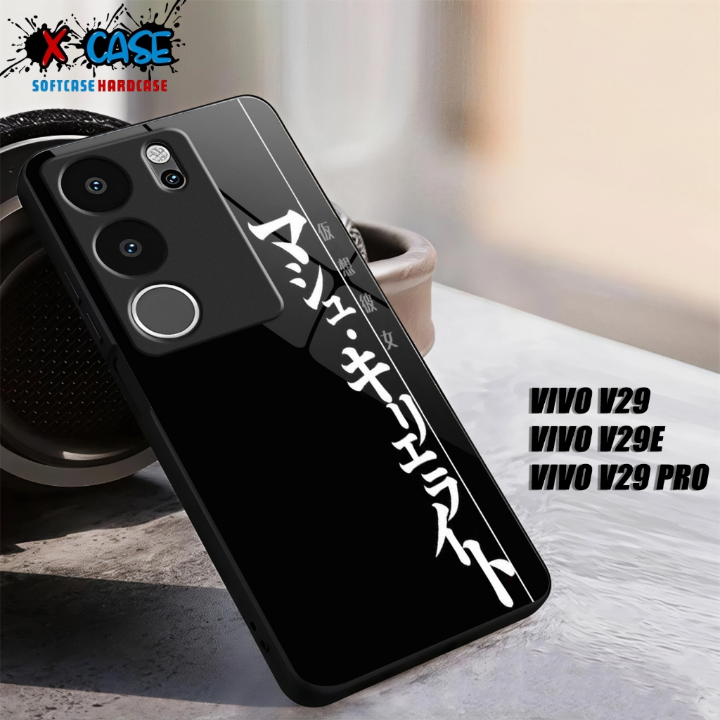 Casing Hp VIVO V29 Softcase VIVO V29 V29E V2250 Case Glossy Cassing kaca kilau Pelindung Hp Aksesori