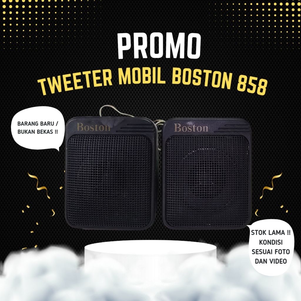 Surya Agung Tweeter mobil BOSTON 858 cuci gudang sale