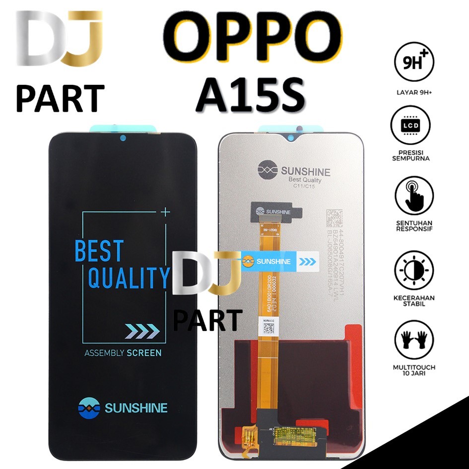 LCD TOUCHSCREEN OPPO A15S ORIGINAL 100% COMPLETE