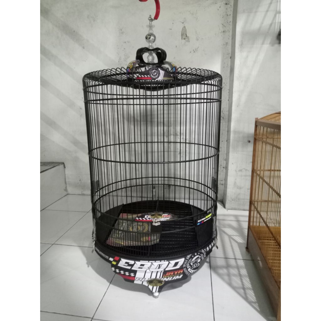 sangkar murai Ebod no 2 jeruji fiber tebok pvc